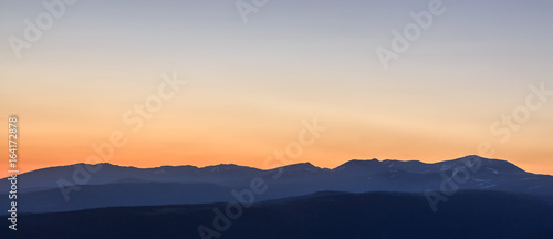 Sunrise from the ski slopes of La Molina