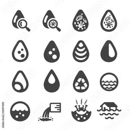 water pollution icon