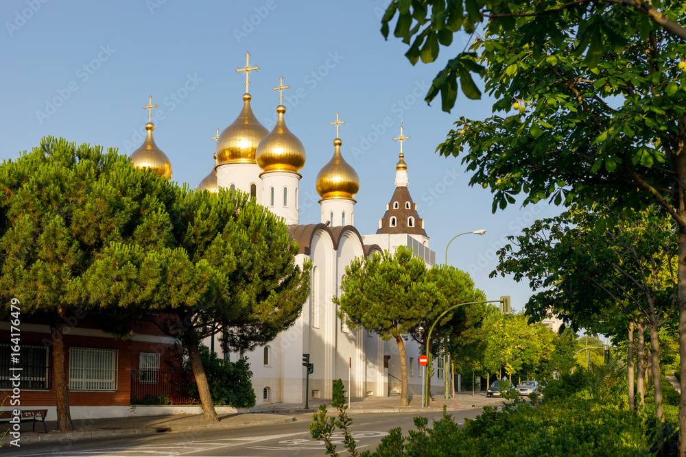 Chruch of Santa María Magdalena in Madrid Spain, Russian Orthodox Church, Moscow Patriarchate, Archdiocese of Korsun