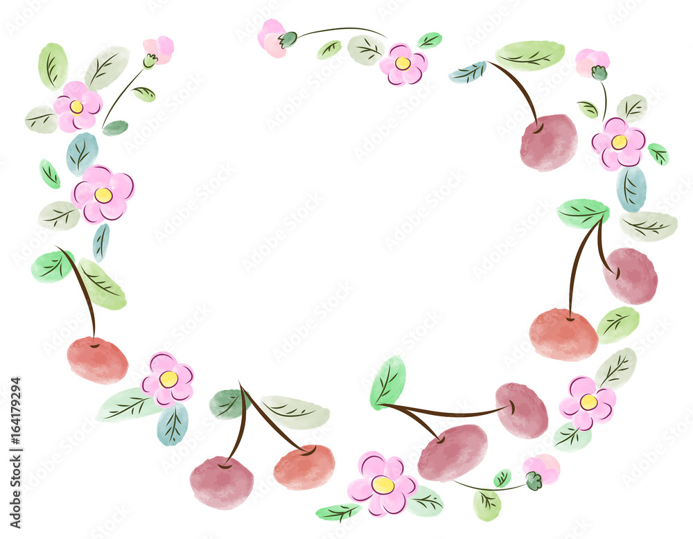 Obraz premium Bouquet of flowers, isolated on white backgrond