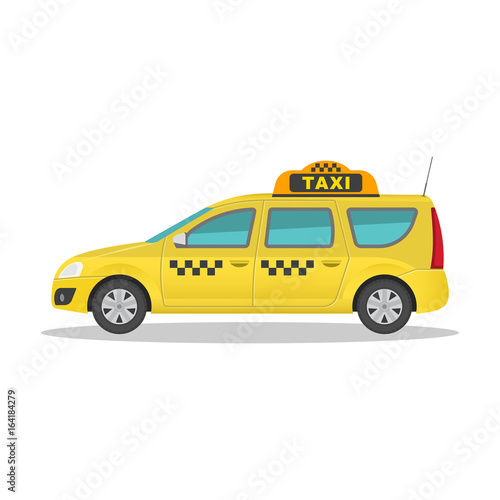 The taxi car
