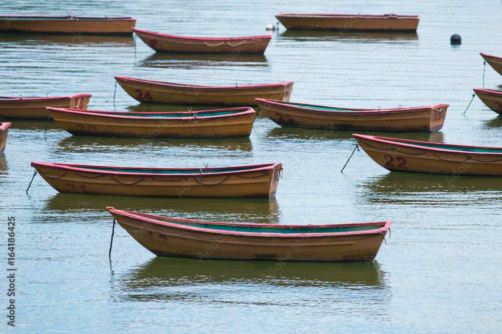 Obraz premium Empty boats