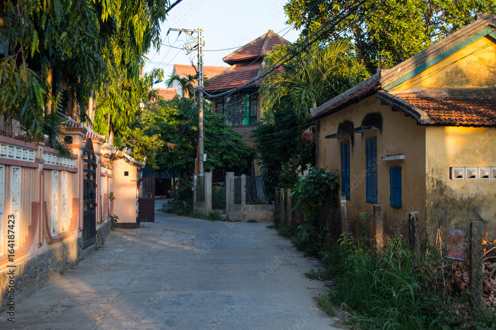 Residential Houses in a Quiet Neighborhood of Hoi An, Vietnam