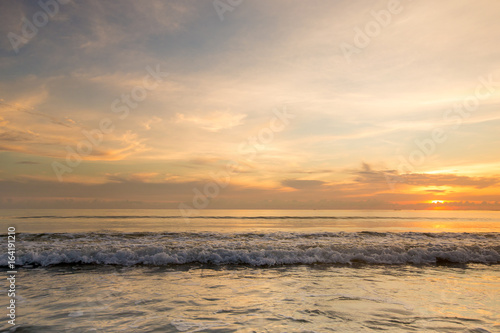 Colorful Sunset In The Beach