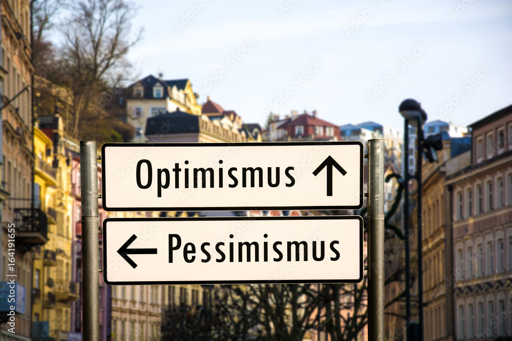 Schild 206 - Optimismus