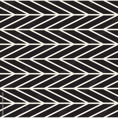 Abstract geometric pattern with stripes  lines. Seamless vector ackground. Black and white lattice texture.