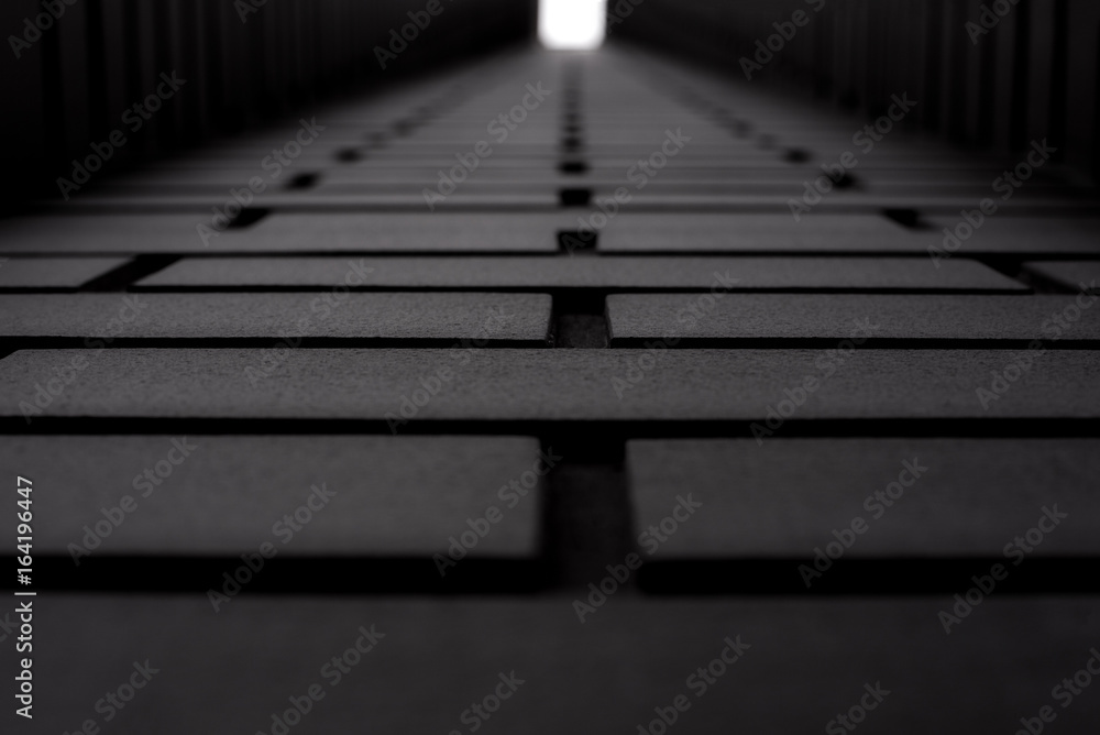 Black brick wall Black brick wall