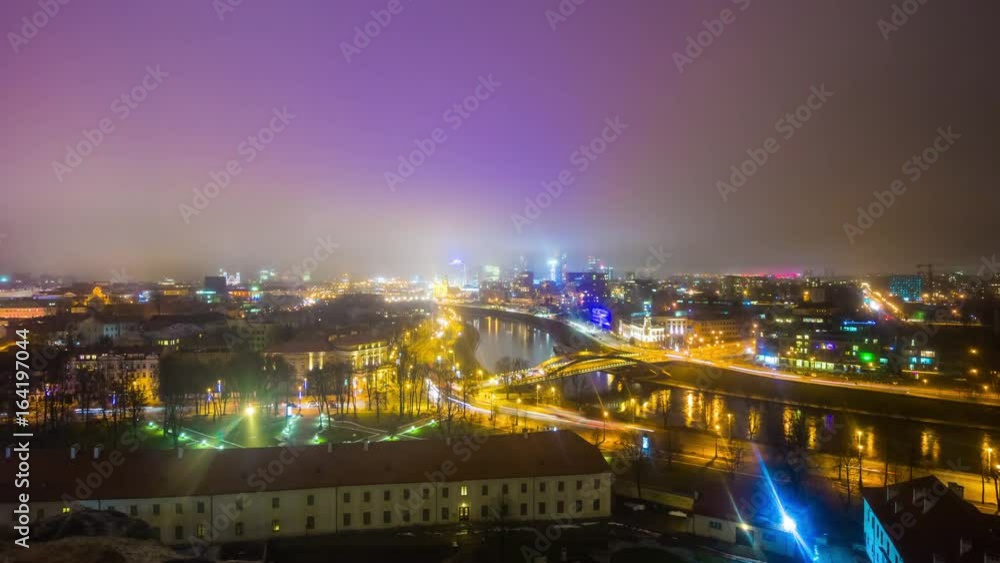night illumination famous vilnius castle river cityscape panorama 4k time lapse lithuania
night illumination famous vilnius castle river cityscape panorama 4k time lapse lithuania