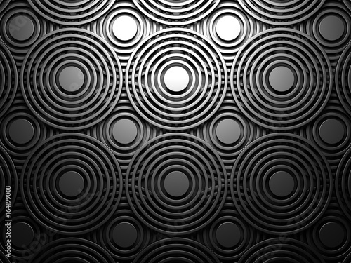 Dark Abstract Round Design Background