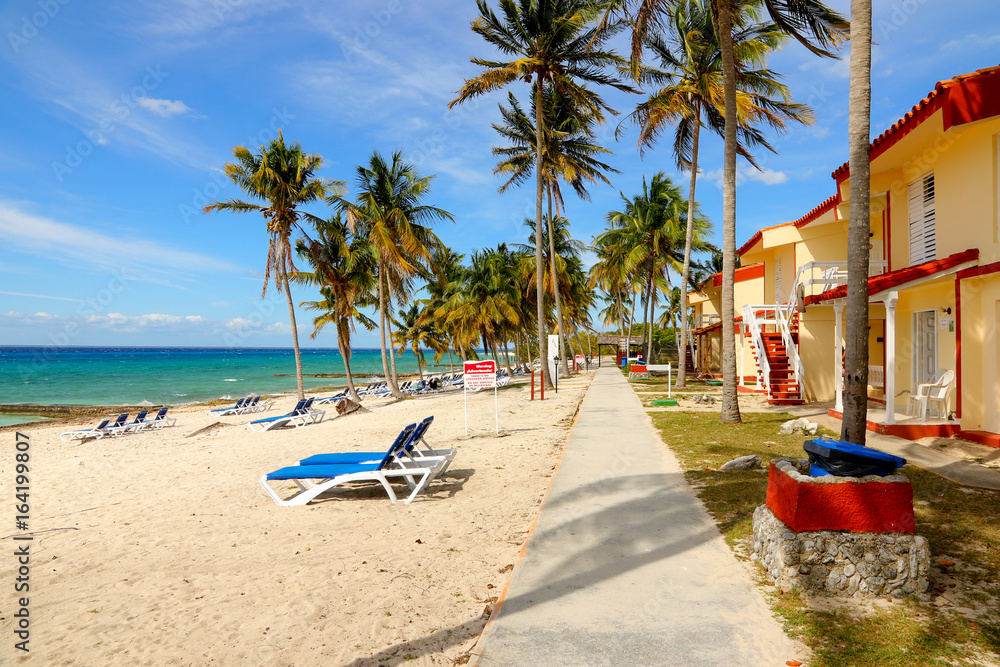 Beach at Maria la Gorda resort in Cuba