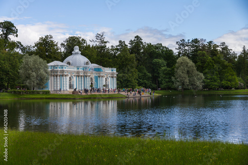 Grotto Pavilion in Catherine Park at Tsarskoye Selo (Pushkin), St. Petersburg, Russi