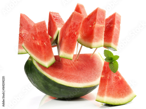 Wassermelone - Stücke am Stiel