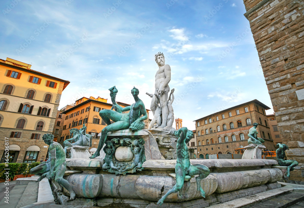 Fountain of Neptune in Firenze