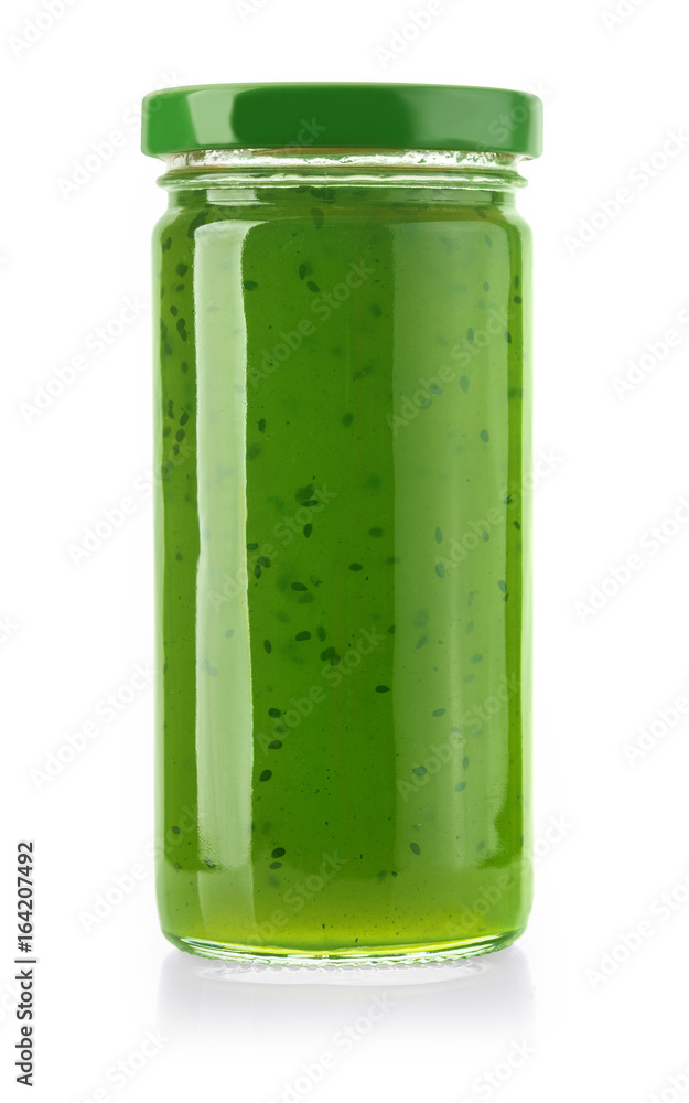 jam jar, isolated on white jam jar, isolated on white