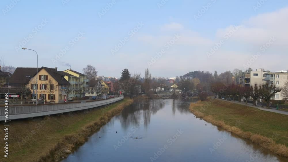 adliswil city sihl river sunny day bridge cityscape panorama 4k switzerland
adliswil city sihl river sunny day bridge cityscape panorama 4k switzerland