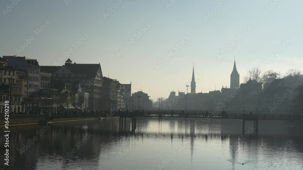 zurich famous limmat river cityscape sunset time panorama 4k switzerland
zurich famous limmat river cityscape sunset time panorama 4k switzerland