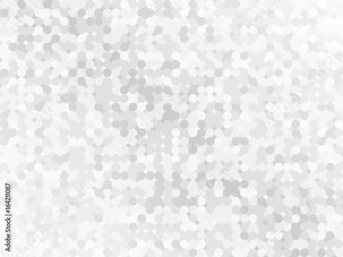 Abstract pattern of geometric shapes. Light gray mosaic background. Geometric round background vector illustration.