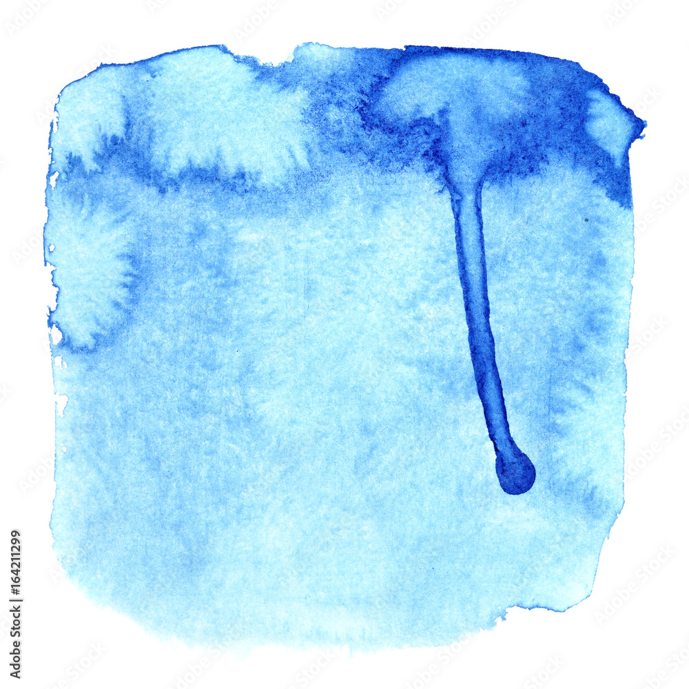 Fotografie Blue square with stains