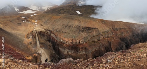 Kamchatka volcano rocky rugged landscape