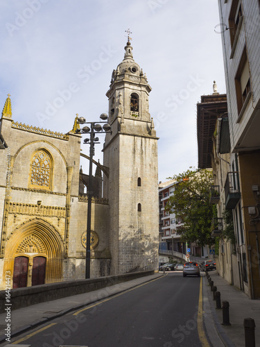 La Basílica de la Asunción de Nuestra Señora es un templo parroquial católico ubicado en la localidad Vizcaína de Lequeitio (País Vasco, España). Primavera de 2017
