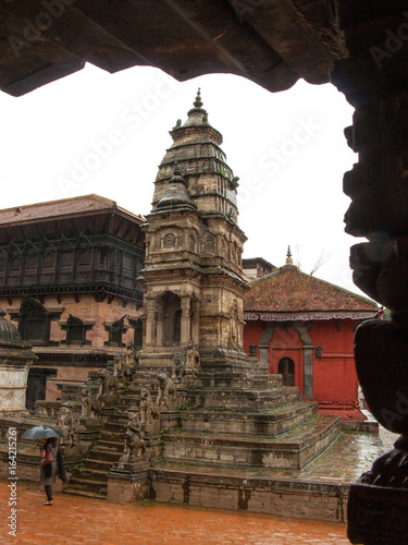 KATHMANDU, BHAKTAPUR, NEPAL.  The stone Siddhi Lakshmi Temple, also known as Lohan Dega. Durbar Square in Bhaktapur, Kathmandu valley