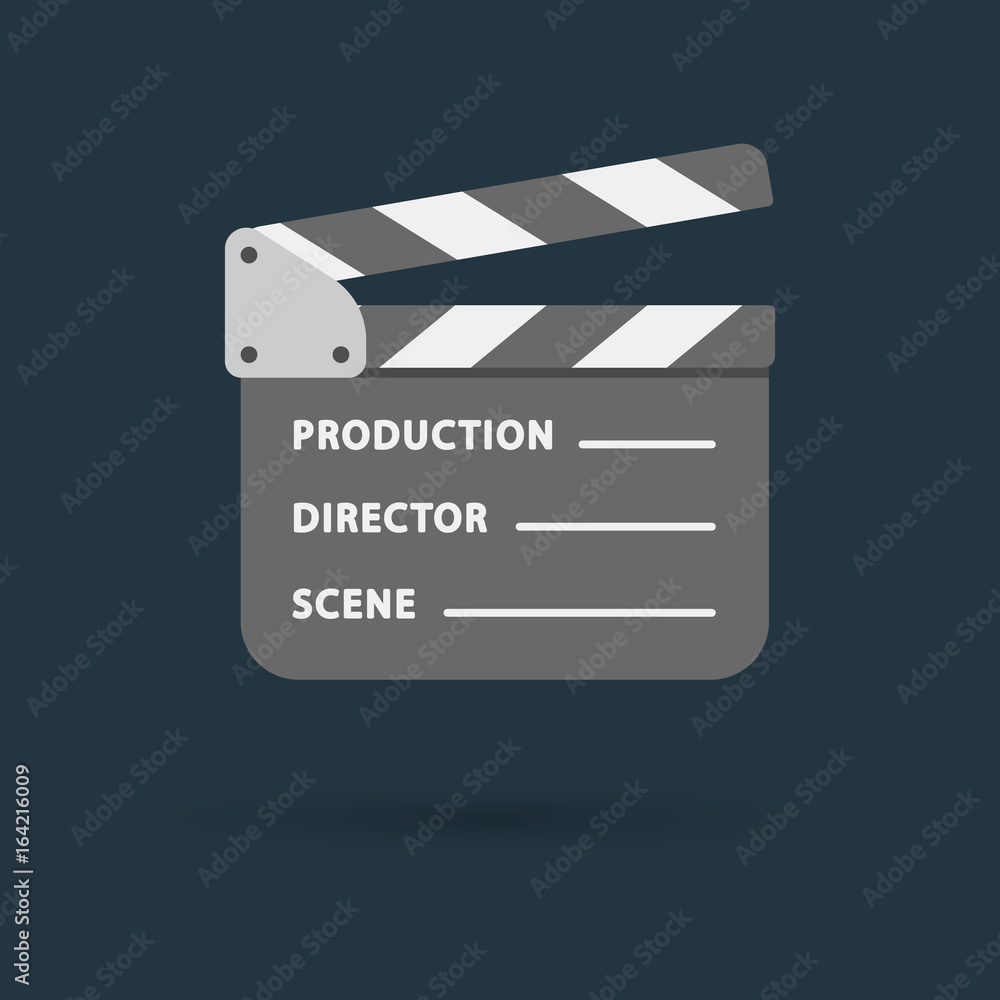 Obraz premium movie clapper board