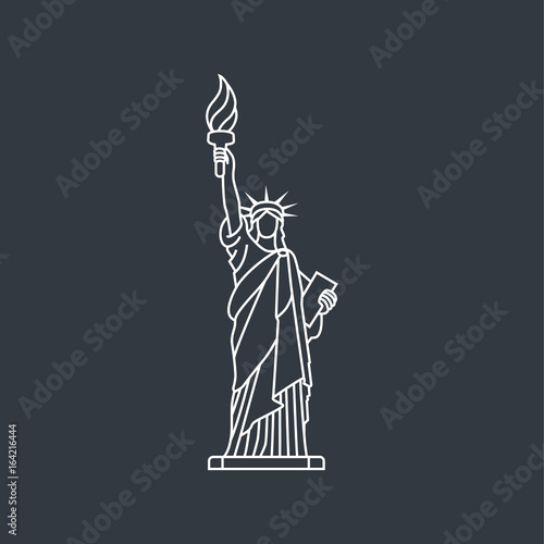 Statue of Liberty. New York landmark. American symbol