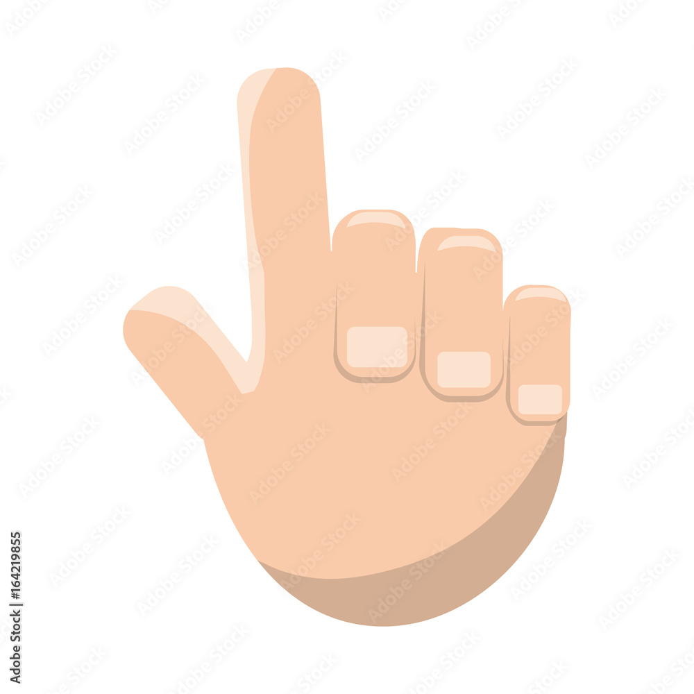 Hand pointing up Hand pointing up