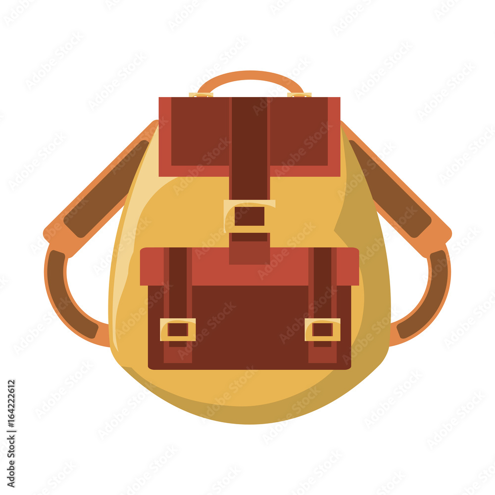 Obraz premium Camping backpack isolated