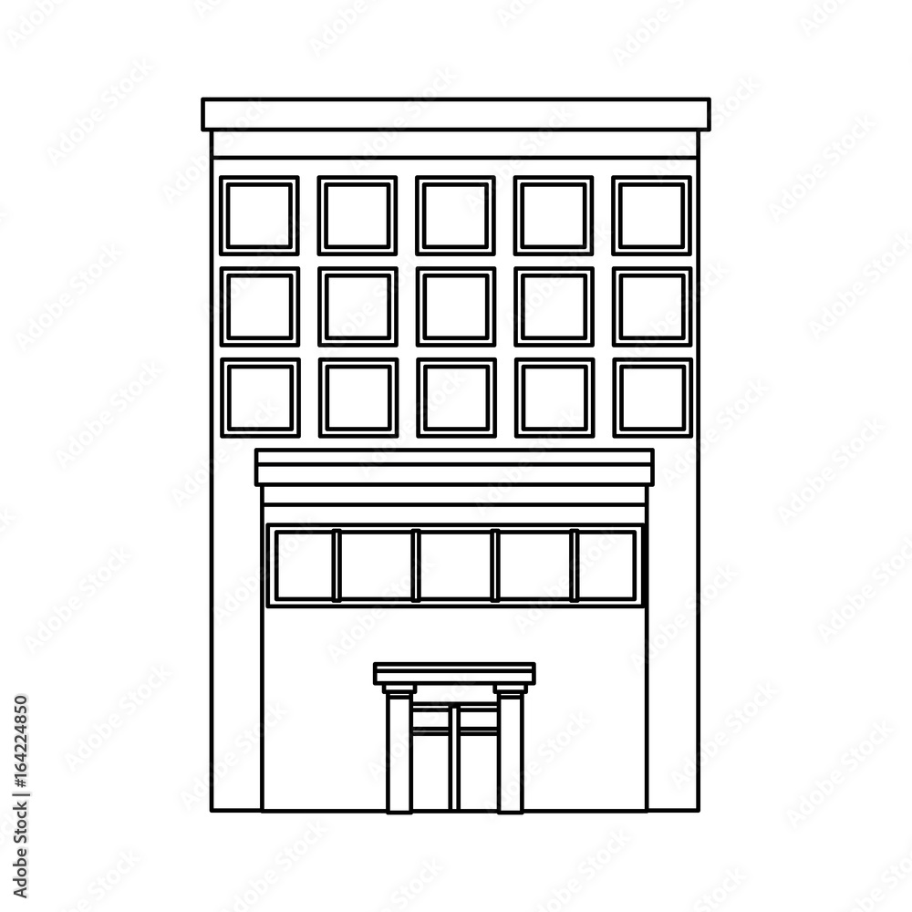 business building center facade office exterior column business building center facade office exterior column