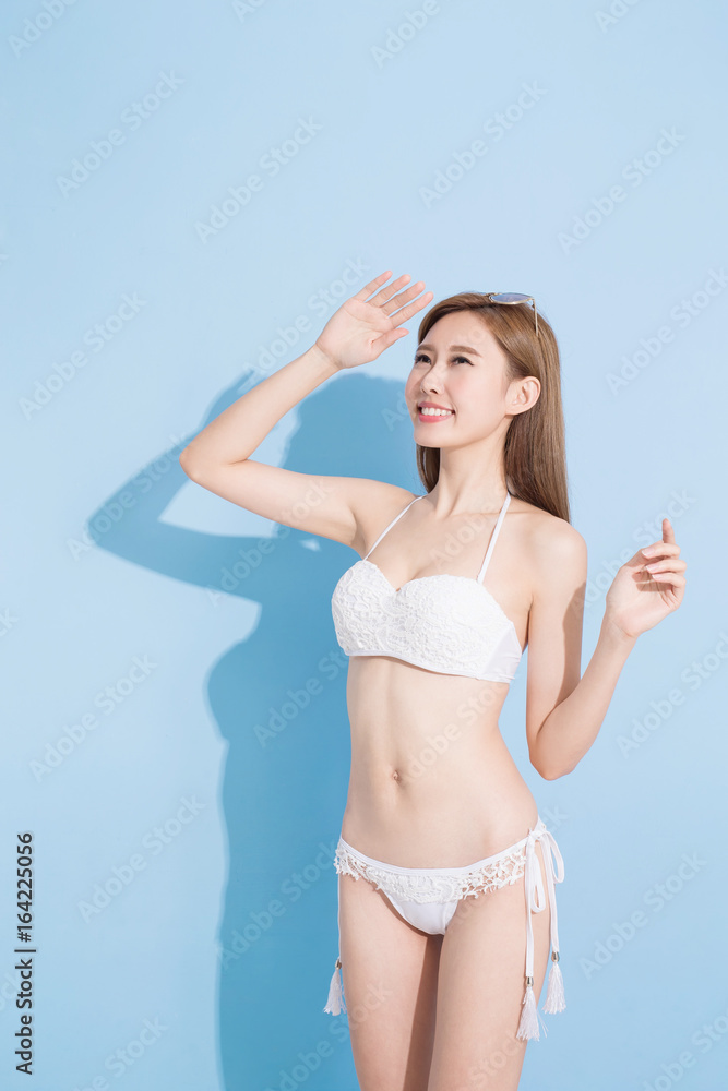 woman smile happily woman smile happily