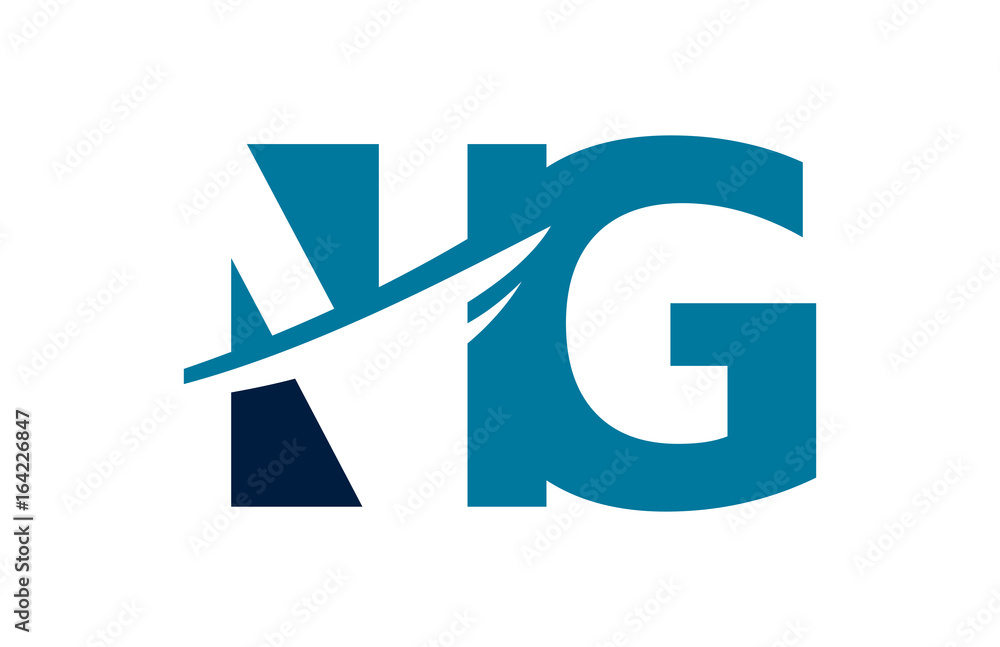 NG Negative Space Square Swoosh Letter Logo NG Negative Space Square Swoosh Letter Logo
