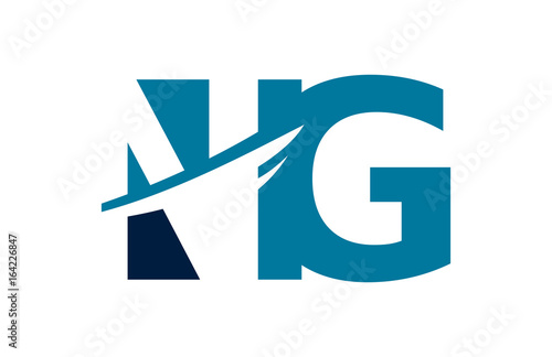 NG Negative Space Square Swoosh Letter Logo Free Download NG Negative Space Square Swoosh Letter Logo - GFXLoad