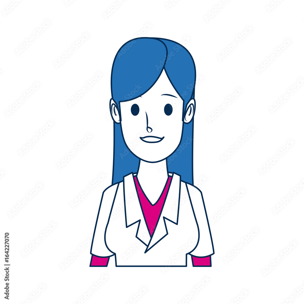 portrait woman young female cartoon people portrait woman young female cartoon people