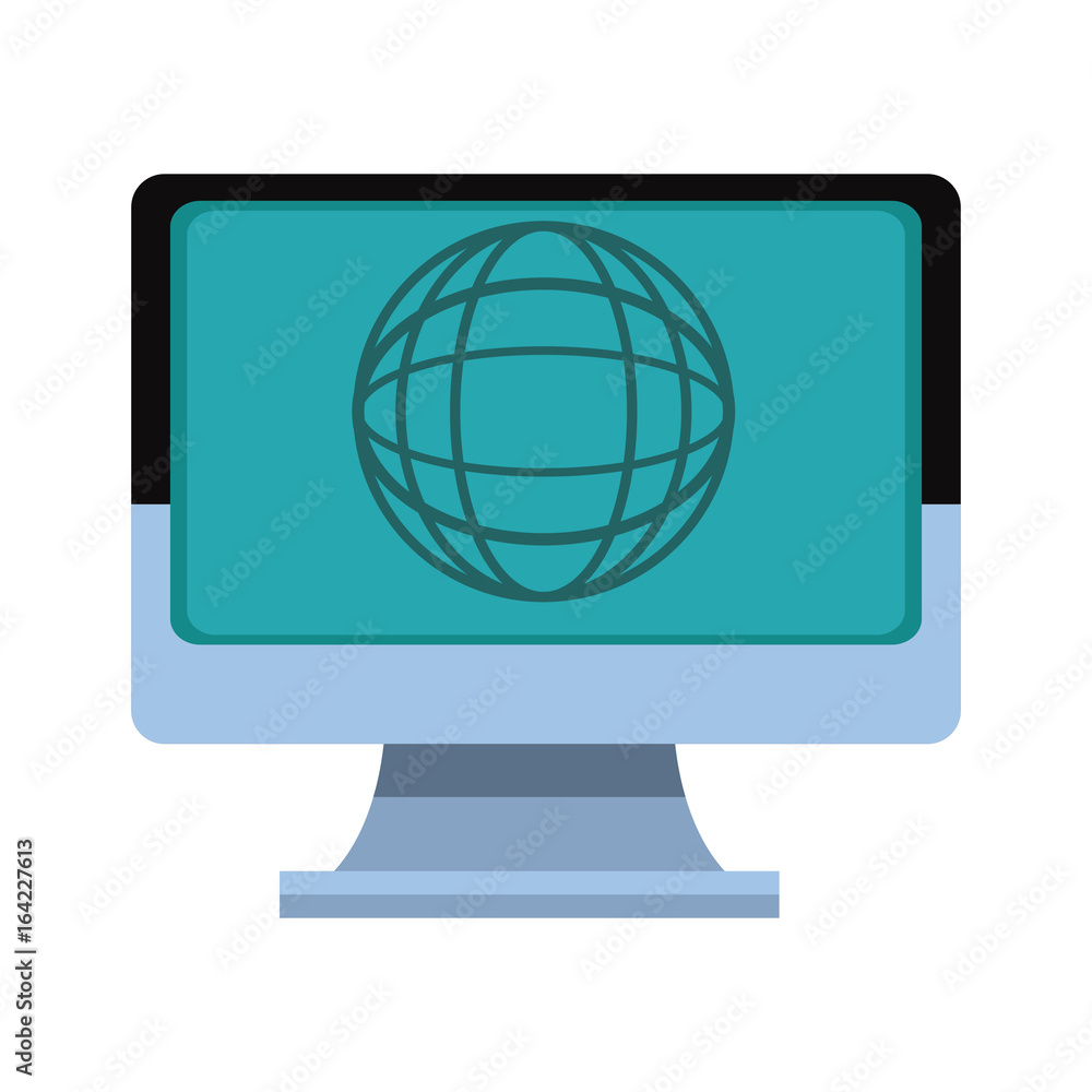 laptop computer globe connection technology laptop computer globe connection technology