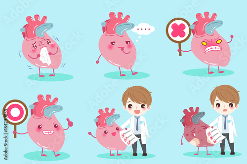 cartoon doctor with heart