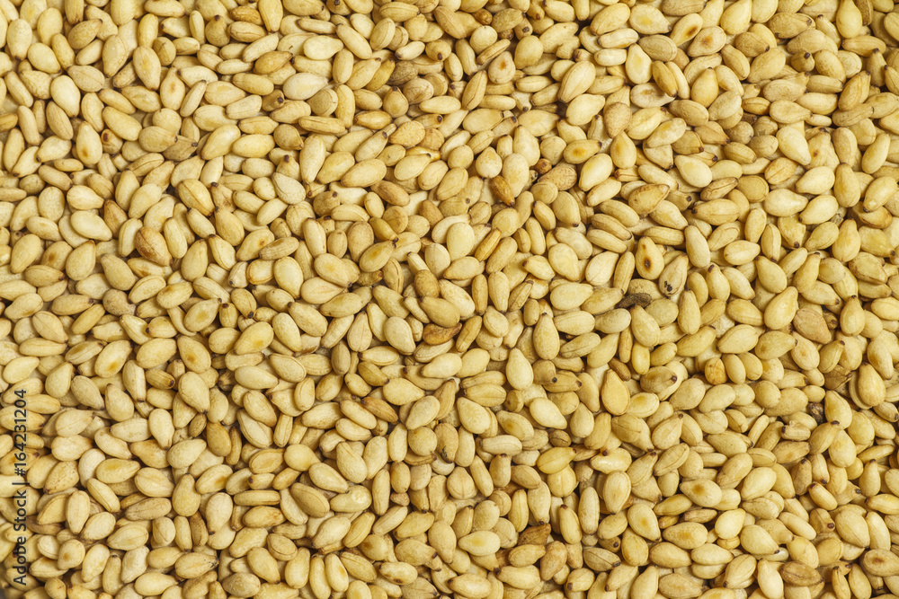 Sesame seeds background Sesame seeds background