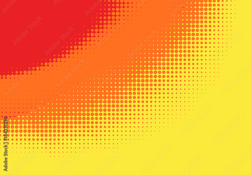 Pop art halftone retro background shapes with cartoon style Pop art halftone retro background shapes with cartoon style