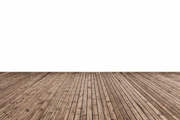 wooden floor isolated