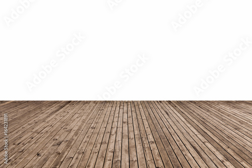 wooden floor isolated photo