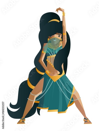 arabian belly dancer girl