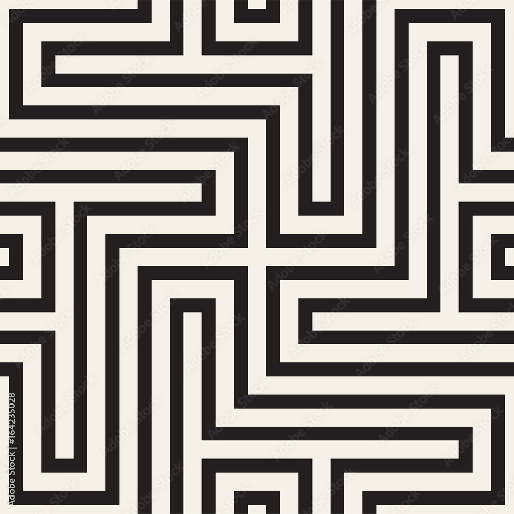 Abstract geometric pattern with stripes, lines. Seamless vector ackground. Black and white lattice texture. Abstract geometric pattern with stripes, lines. Seamless vector ackground. Black and white lattice texture.
