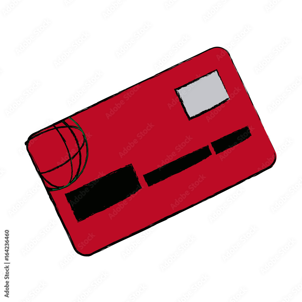 bank card credit or debit finance security money vector illustration bank card credit or debit finance security money vector illustration
