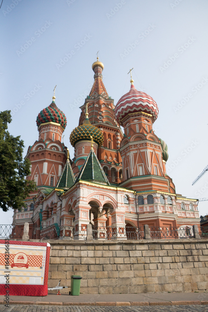 Saint Basil cathedral red square moscow church