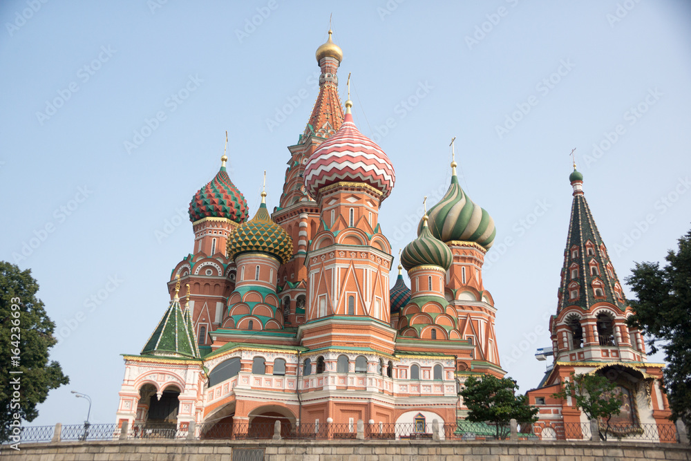 Saint Basil cathedral red square moscow church