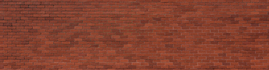 Poster Bakstenen muur Rode baksteen wand sfeervol  © anystock