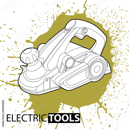 jointer on a bright background