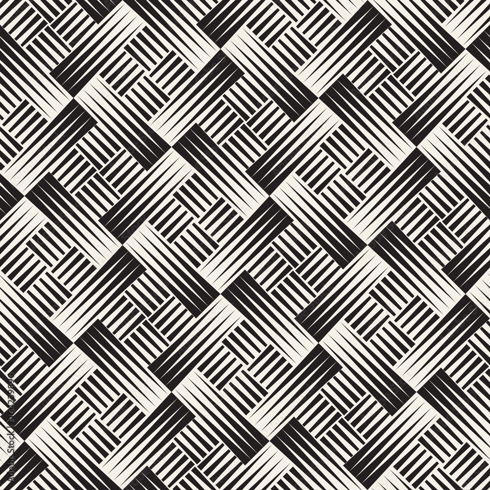 Vector Seamless Geometric Pattern. Regular Tiled Ornament. Cross Tilig Abstract Background. Modern Halftone Mosaic Texture. Vector Seamless Geometric Pattern. Regular Tiled Ornament. Cross Tilig Abstract Background. Modern Halftone Mosaic Texture.