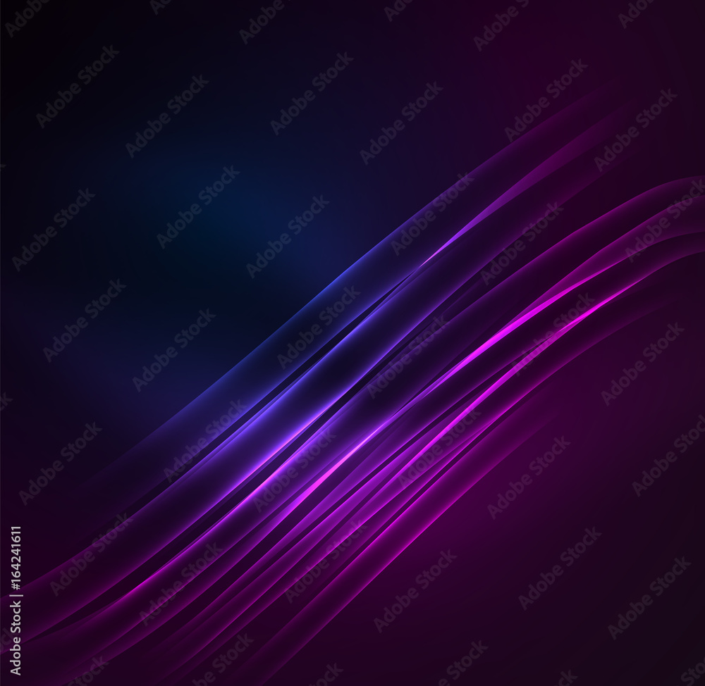 Glowing futuristic lines Glowing futuristic lines