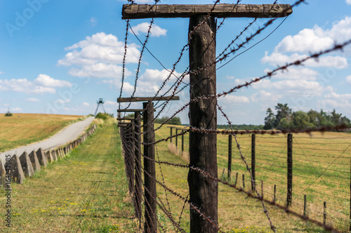Fotografie Remains of iron curtain near border of Czech republic